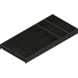 Blum Ambia-Line Besteckkasten 624x300x50, Stahl carbonschwarz matt, Besteckkasten, Schwarz