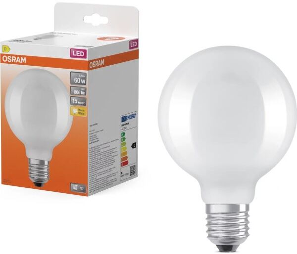 Osram Led Globepære E27, 5.9w