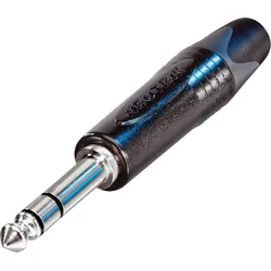 NEUTRIK Jack Plug 6.3 mm Stereo Schwarzes Gehäuse