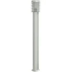 Helloshop26 - Silberne Stehleuchte für den Außenbereich 110 cm Edelstahl Silber 02_0042515