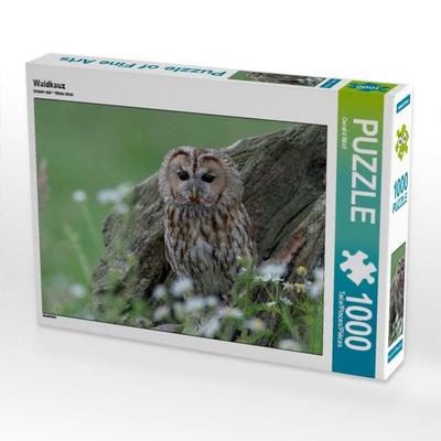 CALVENDO Puzzle Waldkauz | 1000 Teile Lege-Größe 64x48cm Foto-Puzzle für glückliche Stunden