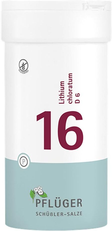 Schüßler-Salze Biochemie Pflüger 16 Lithium chloratum D6 Tbl.