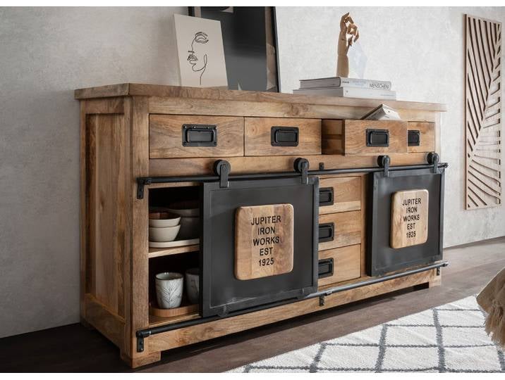 Sideboard 150x80cm 'Mark' Mango & Eisen