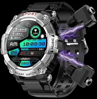 Uplift Treasures LaNikar AMOLED Smartwatch With Built In Bluetooth Earbuds b
