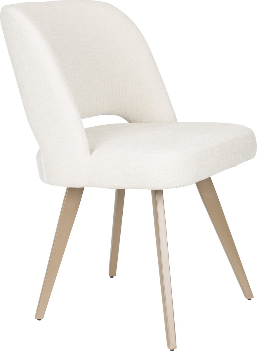 Housecraft Living Yves Eetkamerstoelen Wit - Set van 2