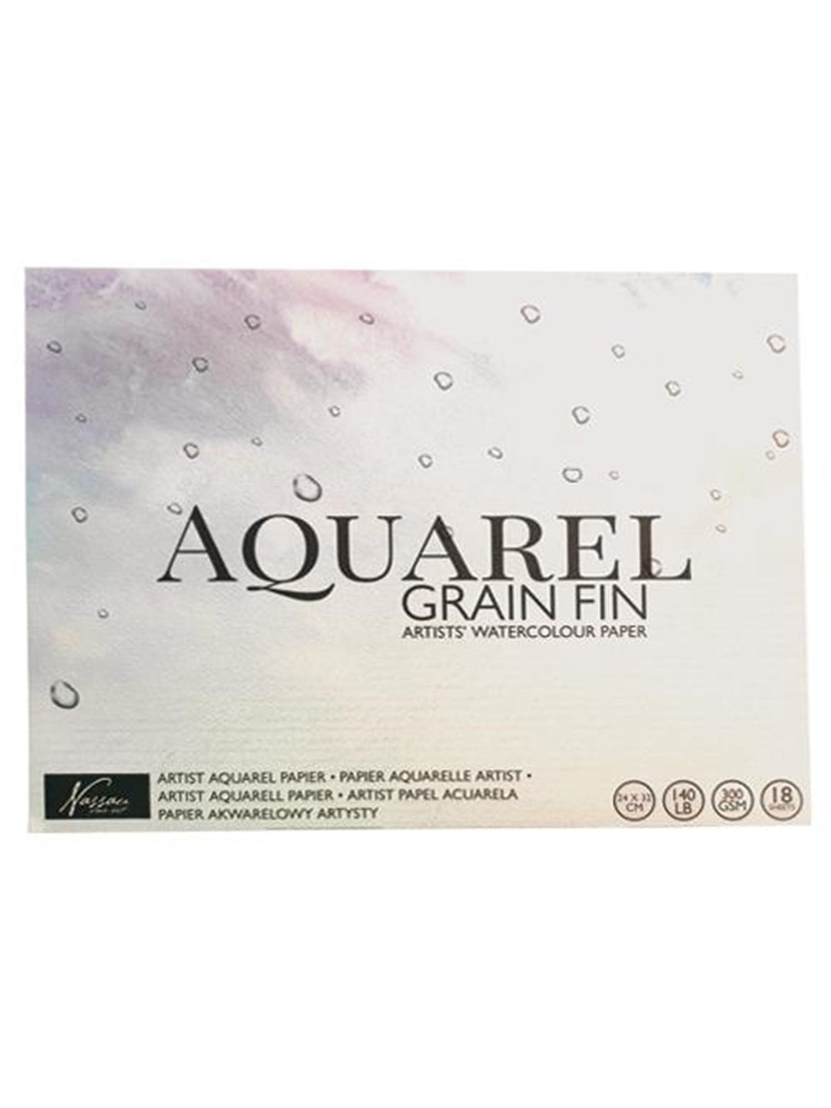 Nassau Watercolor pad 24*32cm. 18 sheets. 300g.