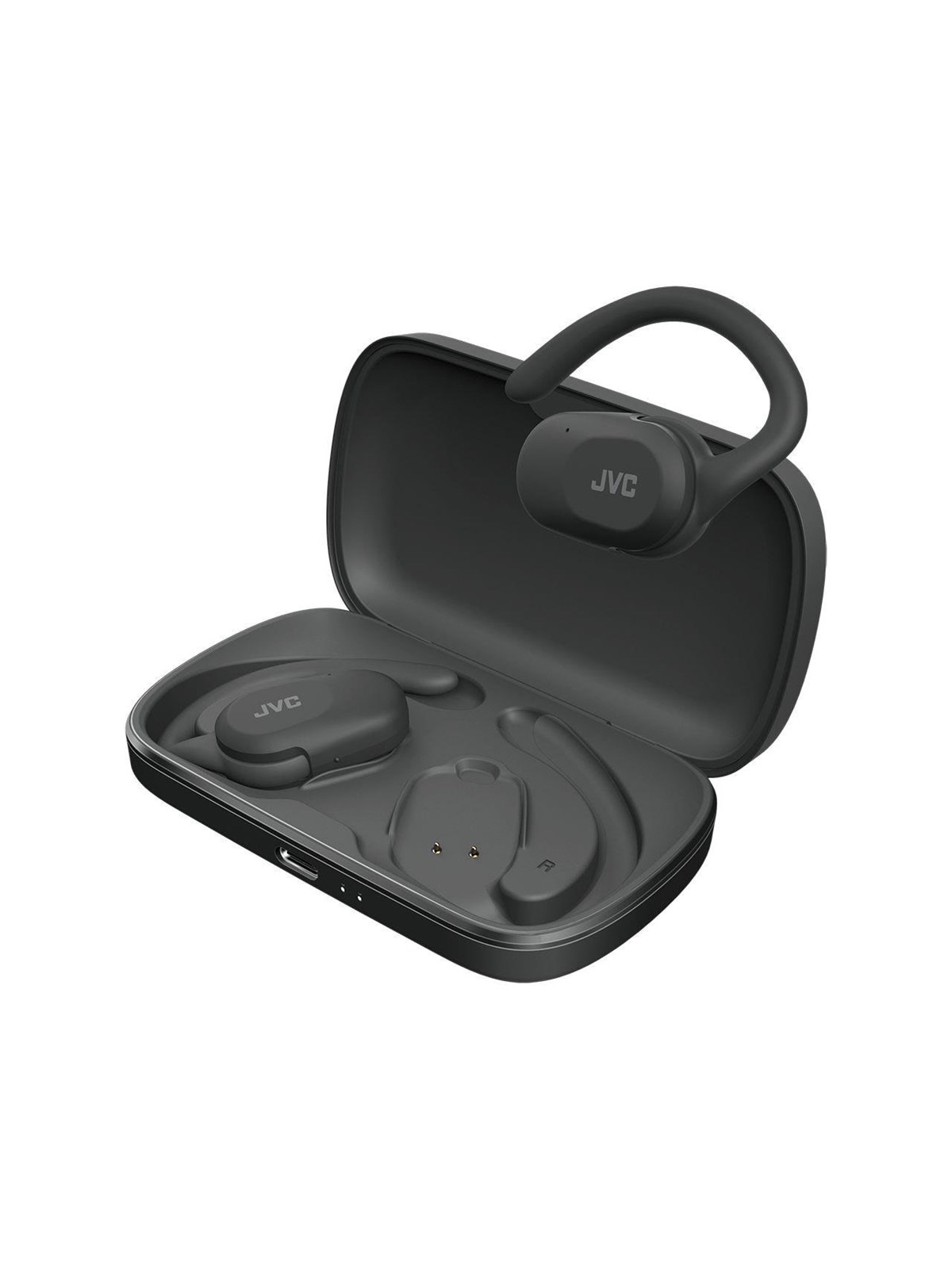 JVC Open Ear Nearphone True Wireless Headphones - Black