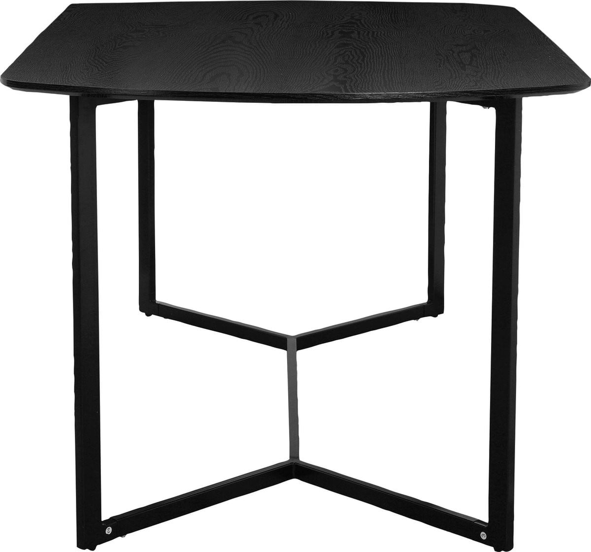 Notio Living Levi Eettafel, 140 cm, Zwart, MDF