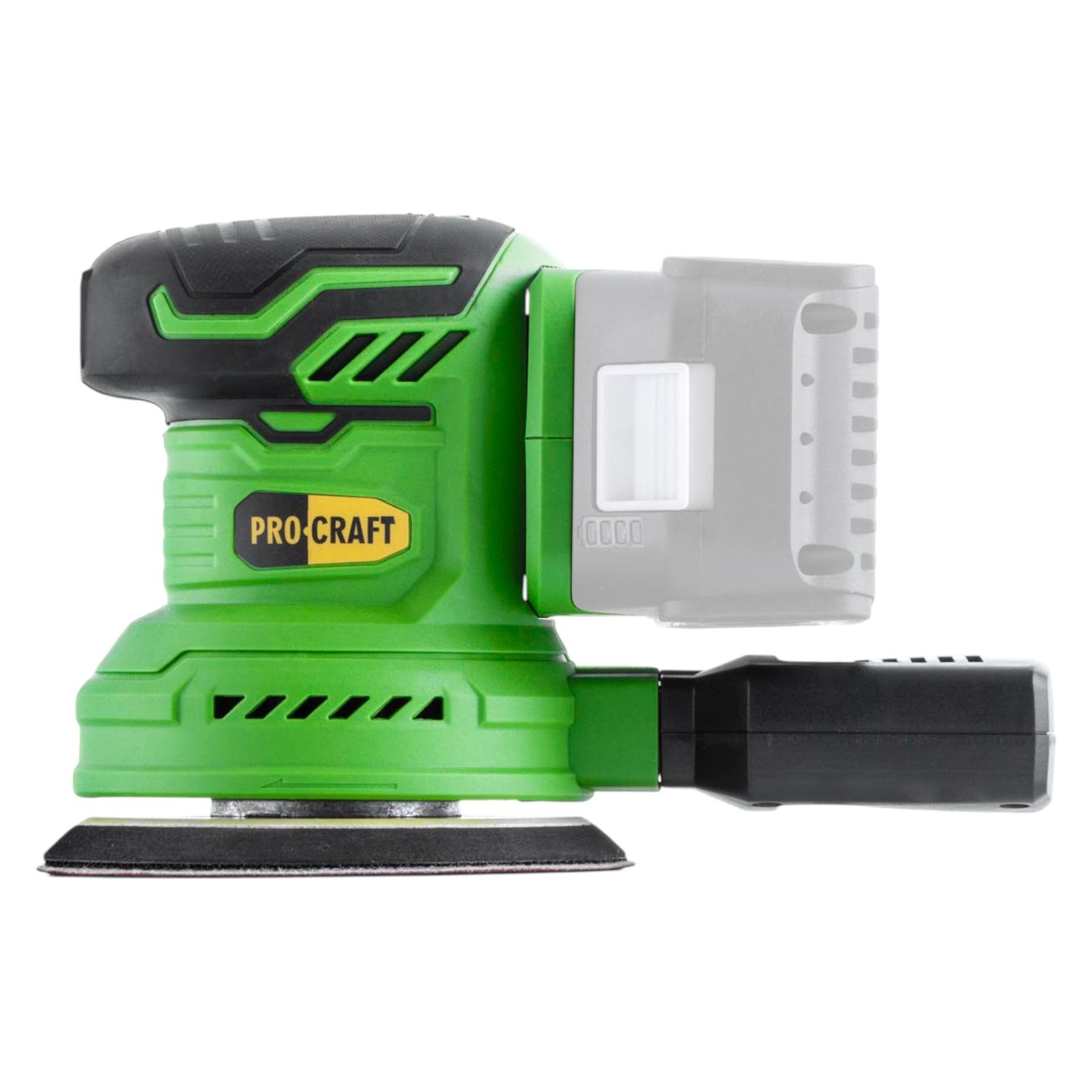 Procraft PX20BLbb Akku Exzenterschleifer 20 V 125 mm Brushless Solo - ohne Akku, ohne Ladegerät (Exzenterschleifer) (PX20BLbb)
