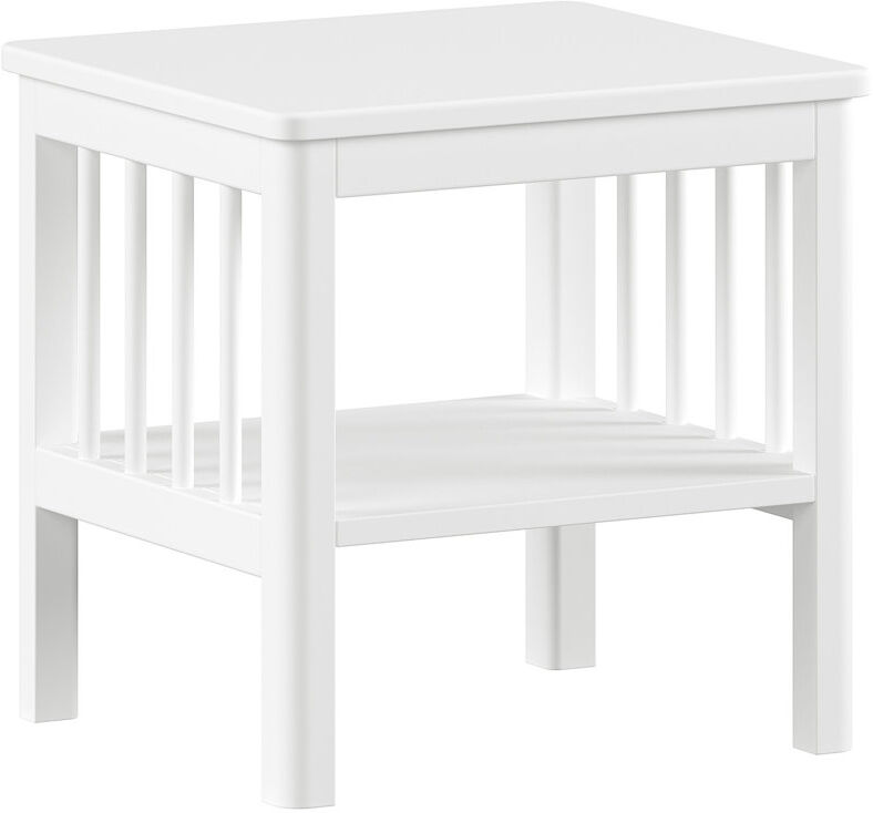 Vipack Forrest Nightstand White 50cm H X 50cm W X 45cm D