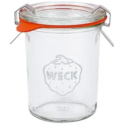 48x Weck Glas Mini-Sturzglas mit Deckel Dichtungsring und je 2 Klammern Overturn 160 ml
