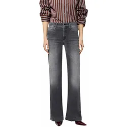 Mac Dream Wide Leg Jeans in grauer Waschung-D30-L30