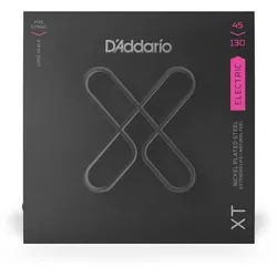 D’Addario XTB45130 - XT 5-String Bass Nickel Plated Steel, Long Scale 45-130 - Saiten E-Bass