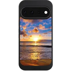 Nivocase Hülle für Google Pixel 11 Handyhülle NIVOcore Case Schwarz Meer Sonnenuntergang Strand (Google Pixel 11), Smartphone Hülle, Schwarz