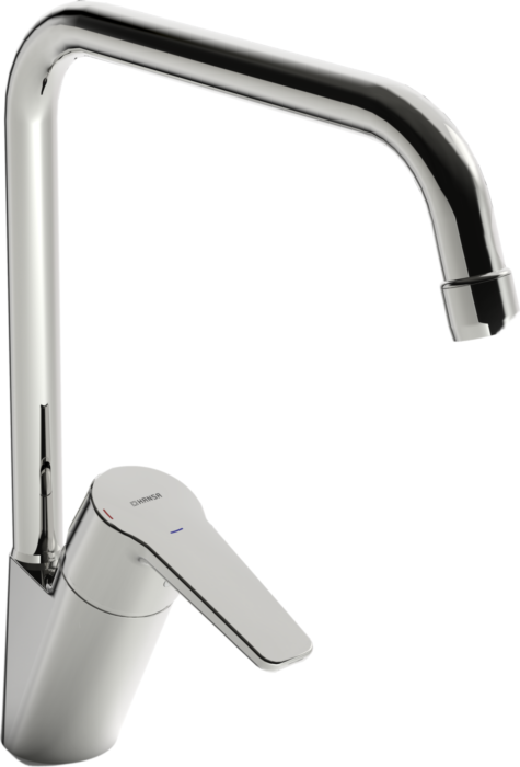 HANSAPOLO Eco Küchenarmatur  5270220300066 schwenkbarer Auslauf, Ausladung 221mm, chrom