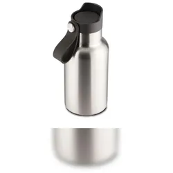 Weis 12661 Edelstahl Trinkflasche vakuumisoliert 350ml silber