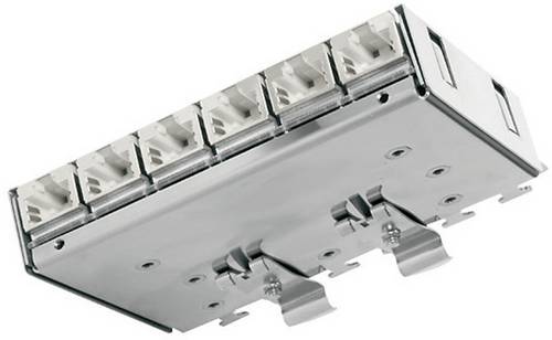 Telegärtner 100006992 6 Port Netzwerk-Patchpanel CAT 6a 3 HE Bestückt