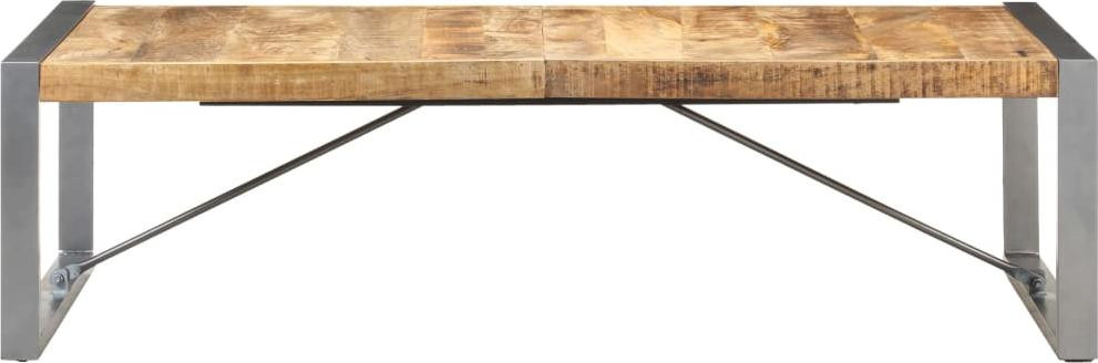 vidaXL Salontafel van ruw mangohout, B/D/H: 140 x 70 x 40 cm