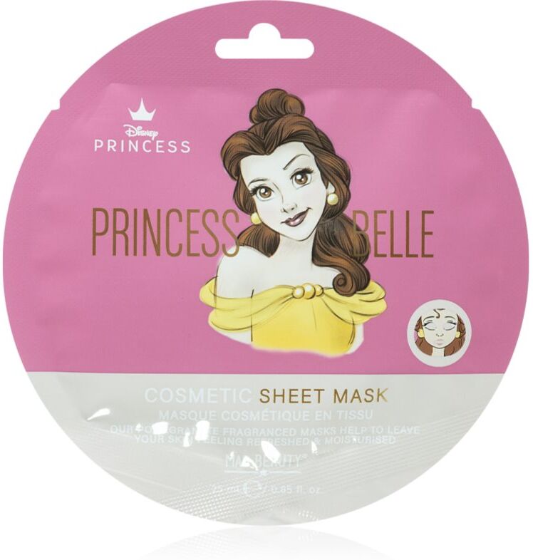 Mad Beauty Disney Princess Belle moisturising face sheet mask 25 ml