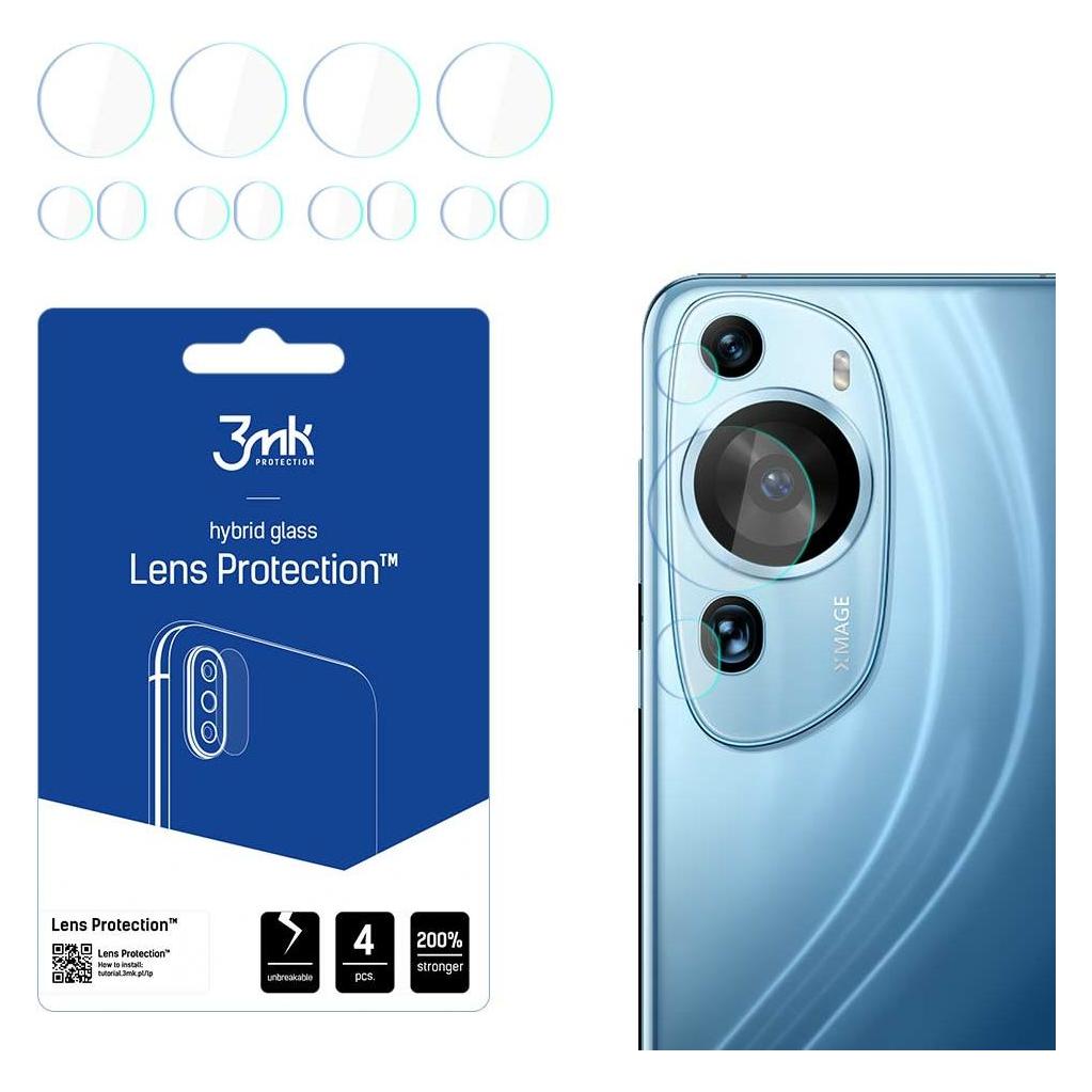3MK Lens Protect Huawei P60 Art Ochrona na obiektyw aparatu 4szt (4 Stk., Huawei P60 Art) (5903108521901)