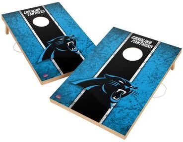 Skip's Garage Vintage Carolina Panthers NFL 2x4 Tailgate Cornhole Boards