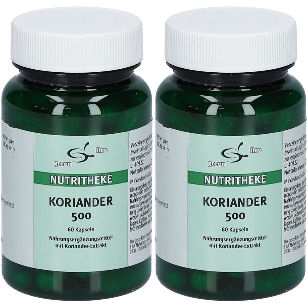 Koriander 500 Kapseln 2x 2x60 St