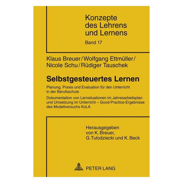 Peter Lang Selbstgesteuertes Lernen (Deutsch, Klaus Breuer, Nicole Schu, Rüdiger Tauschek, Wolfgang Ettmüller, 2011) (7166947)