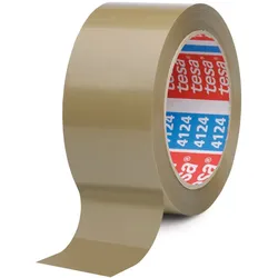 tesa 4124, Folien-Packband, sehr reißfest 50 mm | braun