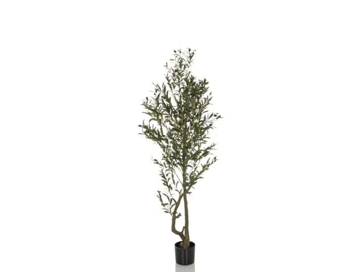 hjh OFFICE Plante Artificielle Olive I Olivier Artificiel 172 cm\, Arbre Artificiel Facile d'entretien\, Vert 871053