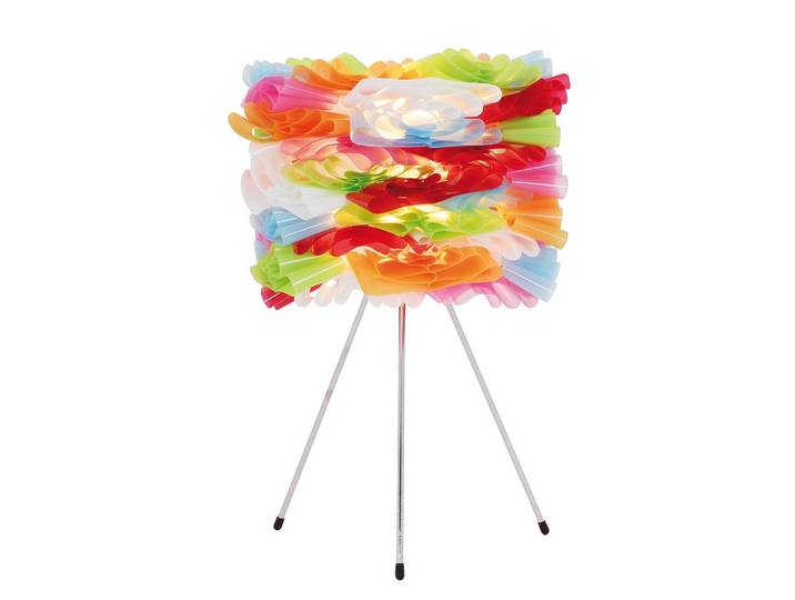 Lampe Ø 28cm Multicolore Matériau principal : matériau synthétique Matériau secondaire : métal