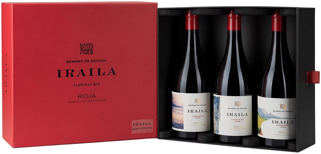 Iralia Estuche de vino tinto Garnacha Rioja.