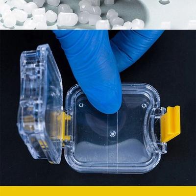 Uplift Picks 30pcs Dental Membrane Box Set Crown And Bridge Storage Cases With Latch blue 30 Pcs