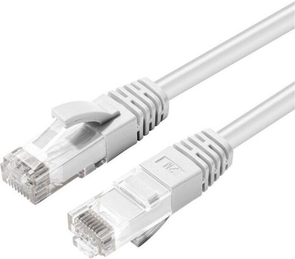MicroConnect Cat6 Utp Netværk Kabel, 2m, Hvid