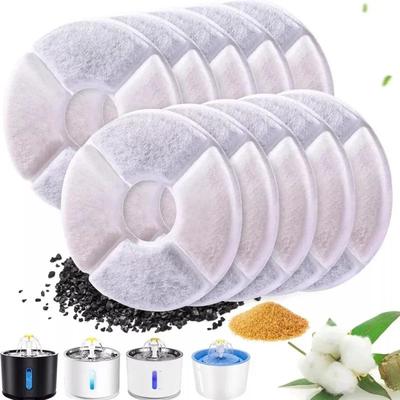 Inspire Essentials Activated Carbon Cat Water Fountain Replacement Filters Pack green