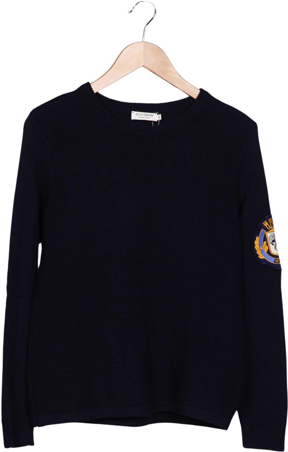 Roseanna Damen Pullover, Marineblau, Gr. M, Wolle - Second Hand