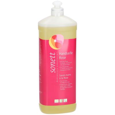 Sonett Handseife Rose Nachfüllflasche 1 lt l Flüssigseife