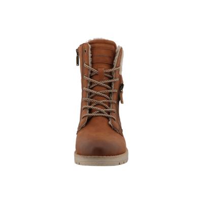 Stiefel TOM TAILOR "Tom Tailor Winter Boots", Damen, Gr. 40, braun (rust), Polyurethan, Schuhe Stiefel