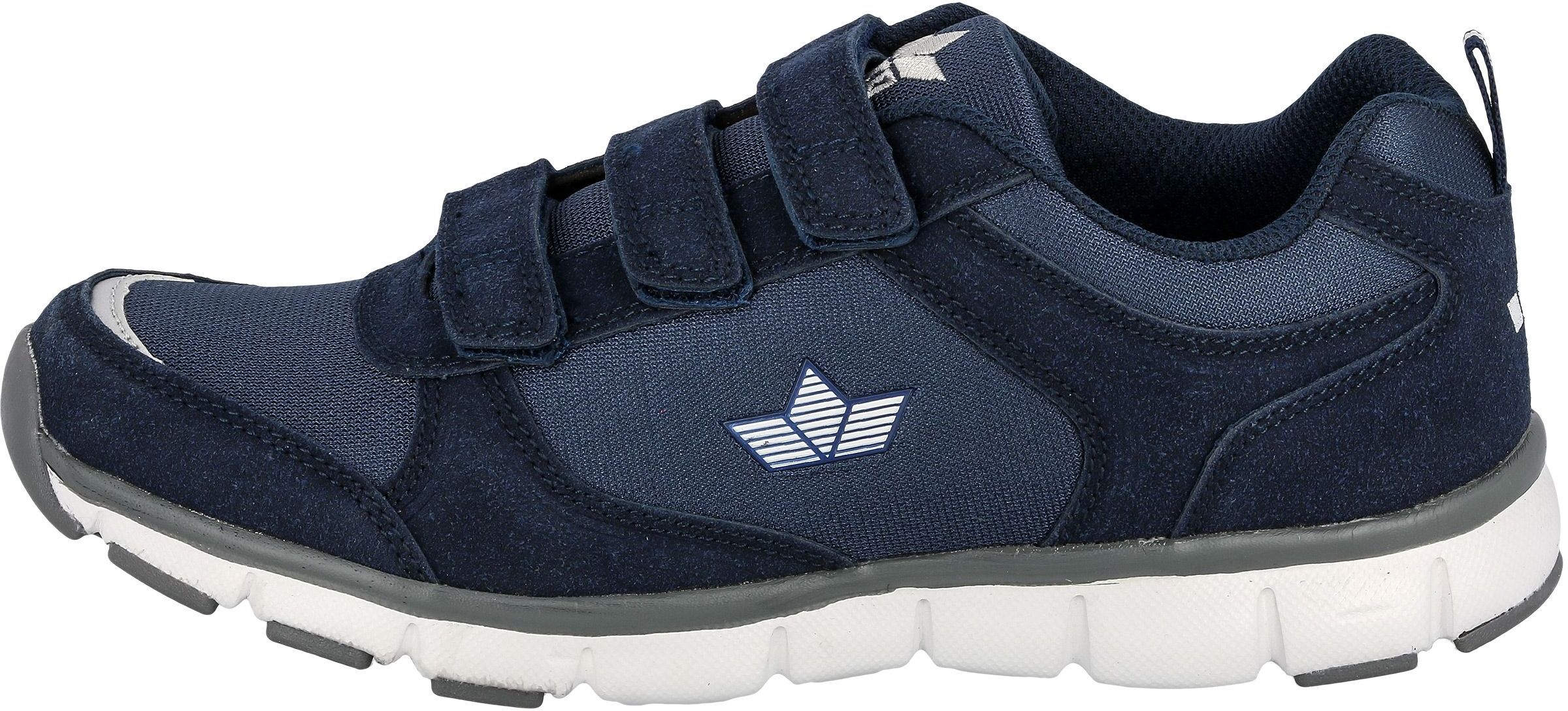 Laufschuh LICO "Joggingschuh Lionel V", Herren, Gr. 45, Textil, blau, Synthetik, Schuhe Laufschuh