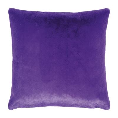 Dekokissen PAD "GAZELLE", lila (violet, unifarben), B:40cm L:40cm, Polyester, Dekokissen_Sitzkissen_Kissenhüllen, Samtweich mit edler Schimmer-Textur