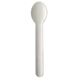 PAPSTAR 120 Löffel, Papier "pure" 15,8 cm weiss (88708, 20x6 Stück)
