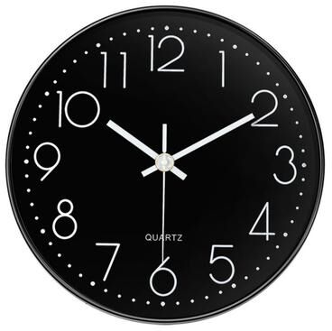 Daily Discovery Silent Non Ticking Wall Clock Digital Scale Design For Living Room Bedroom Decor style 5