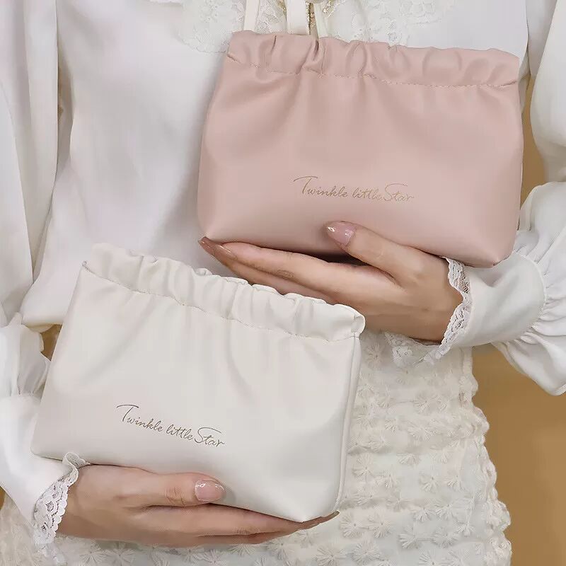 INF Petite trousse de maquillage, organisateur de rouge à lèvres L Blanc
