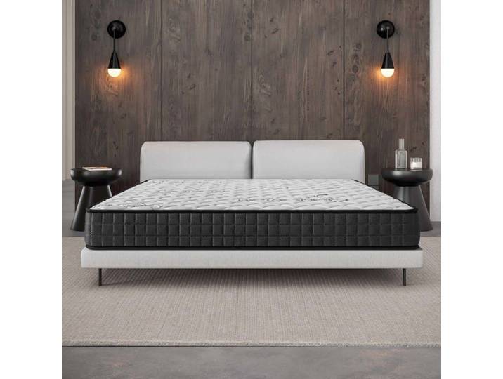 Matelas GAMMA 21 90x190 cm-Mousse mémoire de forme adaptative-7 zones Blue-latex + HR-Confort Optimal-Equilibré-Hypoallergénique