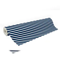 Clairefontaine Geschenkpapier Alliance 60g, Rolle 50x0,70m, Blue Line - Blau 211955C