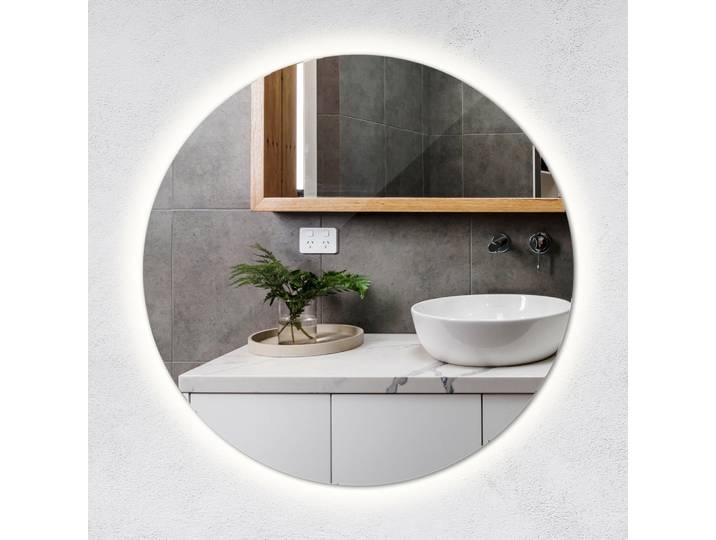 LED SPIEGEL 50 cm Runder Kaltweiß 6500K