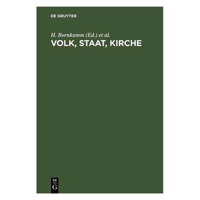 De Gruyter Volk, Staat, Kirche (67781499)