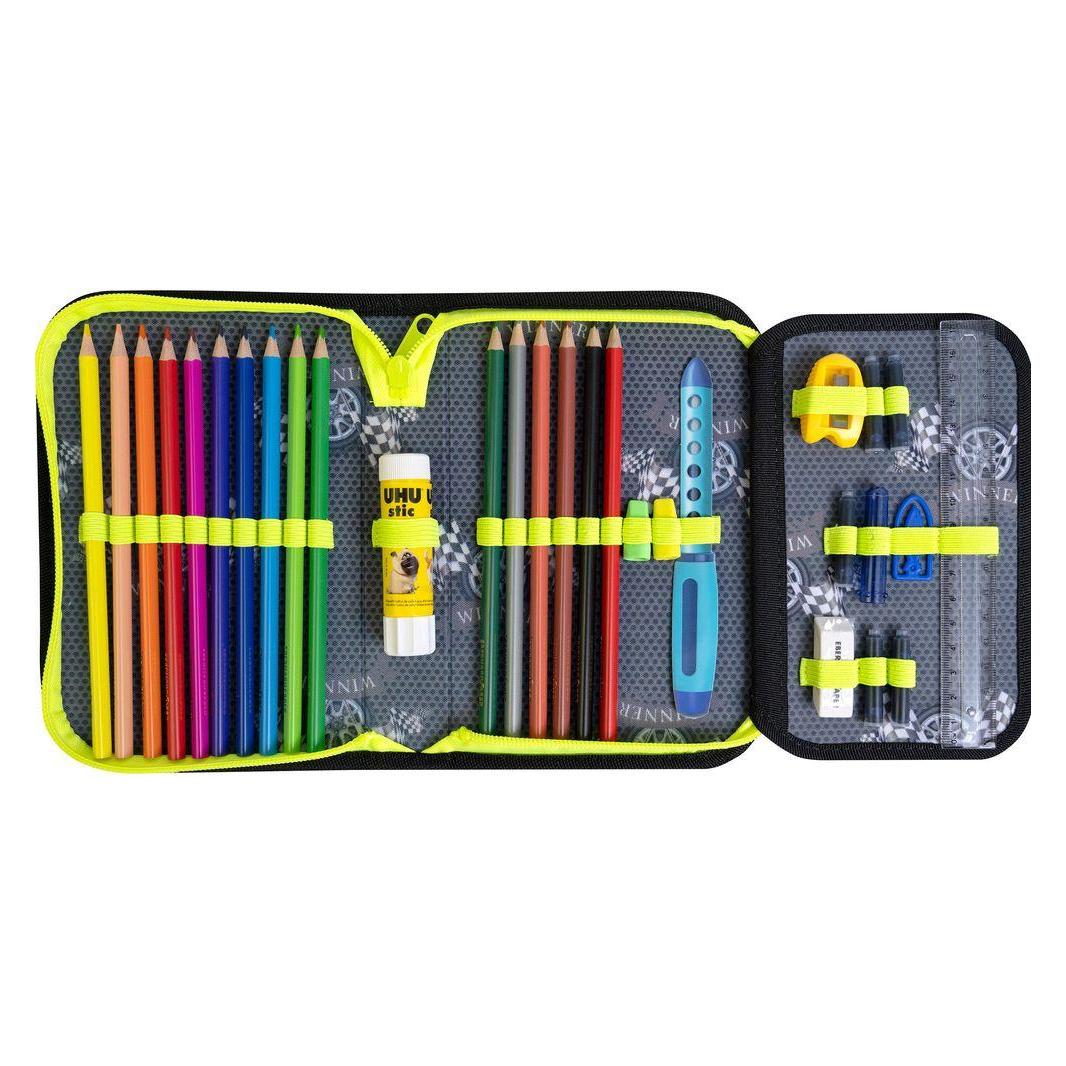 EberhardFaber Etui Racecar 32-teilig, Grün (577574)