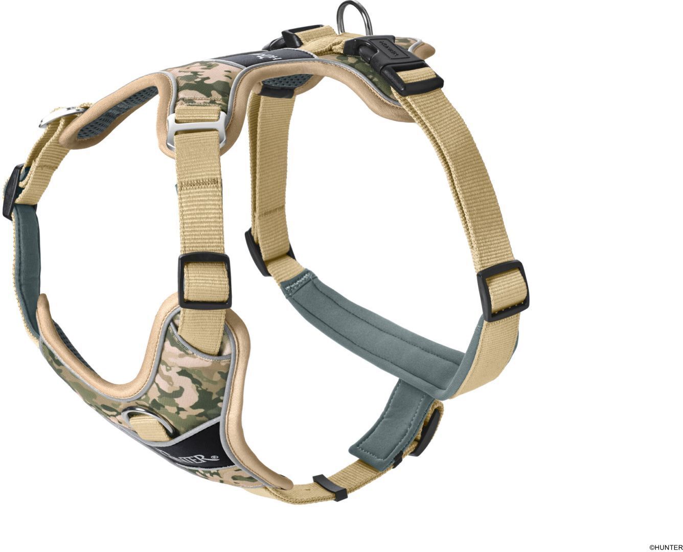 DOG SPORT HUNTER Geschirr Divo Camouflage XS, beige
