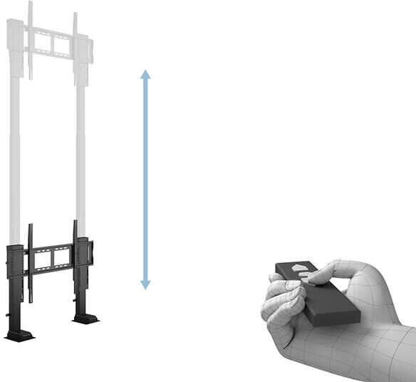 MULTIBRACKETS Suporte motorizado M TV Lift Duo X-Large