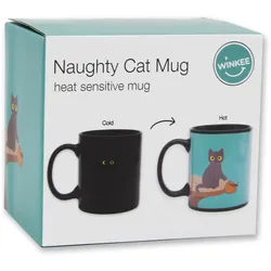 Winkee Kaffeebecher Freches Kätzchen 350ml